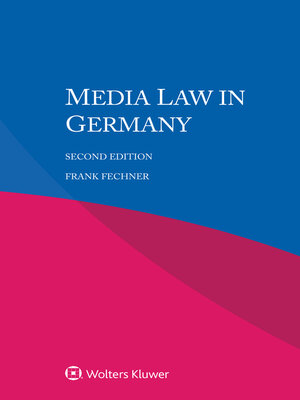 cover image of Media Law in Germany